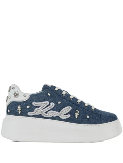 Karl Lagerfeld Anakapri Sneakers In Blue