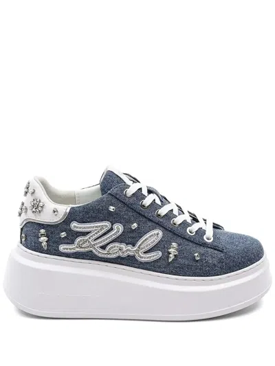 Karl Lagerfeld Anakapri Sneakers In Blue