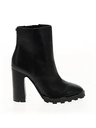 Pre-owned Karl Lagerfeld Ankle Boots In Black