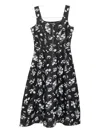 Karl Lagerfeld Aop Orchid Dress In Multi