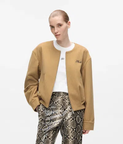 Karl Lagerfeld Après Ski Club Bomber Jacket