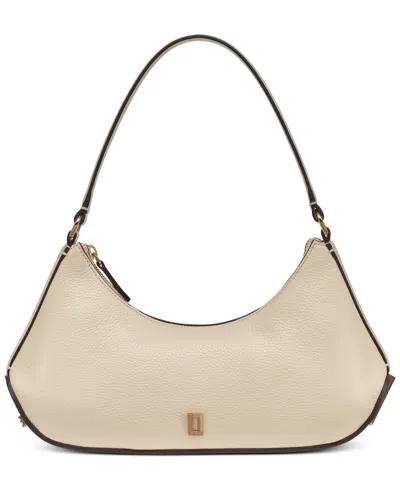 Karl Lagerfeld Arielle Leather Shoulder Bag In Brie