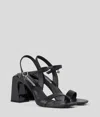 Karl Lagerfeld Astra Nova Strap Heeled Sandals