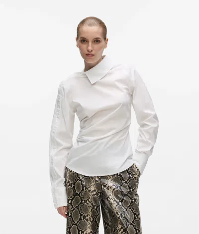 Karl Lagerfeld Asymmetric Button Shirt