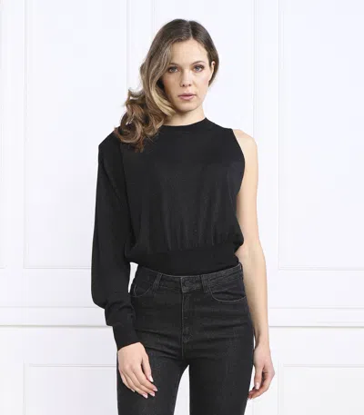KARL LAGERFELD ASYMMETRICAL SWEATER