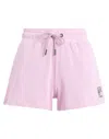 Karl Lagerfeld Athleisure Summer Sweat Shorts Woman Shorts & Bermuda Shorts Pink Size S Organic Cott