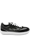 Karl Lagerfeld Atlas Hotel Kapri Lo Lace Sneakers In Black