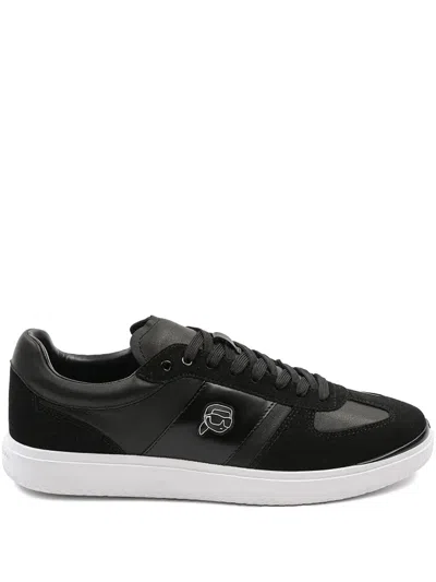 Karl Lagerfeld Atlas Ikon Sneakers In Black