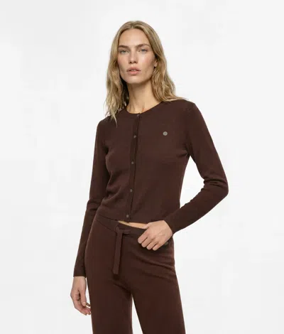 Karl Lagerfeld Autograph Cashmere Blend Loungewear Cardigan