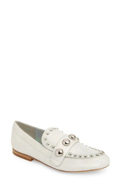 Karl Lagerfeld Avah Stud Loafer In White