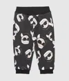 Karl Lagerfeld Baby Ikon All-over-print Sweatpants In Black