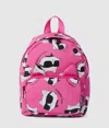 Karl Lagerfeld Baby Ikon Choupette Backpack In Pink