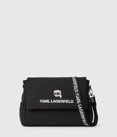 Karl Lagerfeld Baby Ikon Diaper Bag In Black