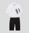 Karl Lagerfeld Baby Shirt And Pants Set