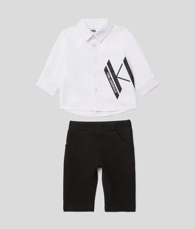 Karl Lagerfeld Baby Shirt And Pants Set