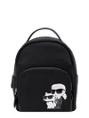 Karl Lagerfeld Small K/ikonik 2.0 Backpack In Black