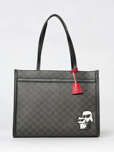 Karl Lagerfeld Backpack Woman  In Gray
