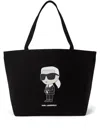 Karl Lagerfeld Ikon Shopper In Black