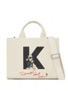 Karl Lagerfeld Disney X Kl Medium Shopper In Neutral