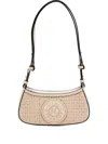 Karl Lagerfeld Beige Logo Shoulder Bag In Neutral