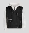 Karl Lagerfeld Biker Jacket In Black