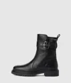 Karl Lagerfeld Binky Mid-calf Buckle Boots In Black