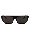 Karl Lagerfeld Modified Rectangle Sunglasses In Black