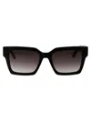 Karl Lagerfeld Black Acetate Sunglasses In Black