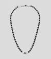 Karl Lagerfeld Black Crystals Necklace