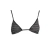 Karl Lagerfeld Black Elastane Swimwear In Black