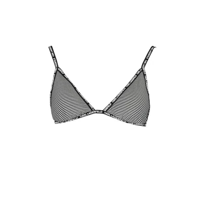 Karl Lagerfeld Black Elastane Swimwear