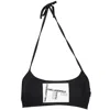 Karl Lagerfeld Black Elastane Swimwear In Black