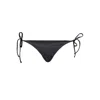 Karl Lagerfeld Black Elastane Swimwear In Black