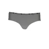 Karl Lagerfeld Black Elastane Swimwear In Gray