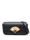 Karl Lagerfeld Black K Signature Crossbody Bag In Black