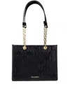 Karl Lagerfeld Black K Skuare Medium Tote In Black