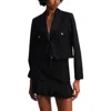 Karl Lagerfeld Black Polyester Blazer In Black