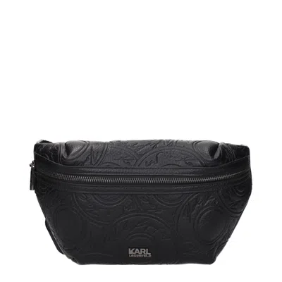 Karl Lagerfeld Black Polyethylene Backpack