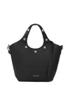 Karl Lagerfeld Black Rocky Marais Small Tote In Black