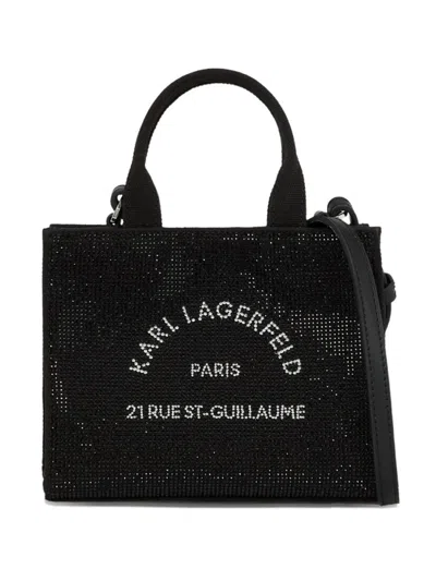 Karl Lagerfeld Black Rue St-guillaume Mini Tote