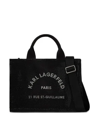 Karl Lagerfeld Black Rue St-guillaume Tote