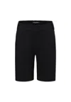 Karl Lagerfeld Black Shorts For Boy With Logo In Black