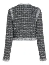 Karl Lagerfeld Bouclé Snap-fastening Cardigan