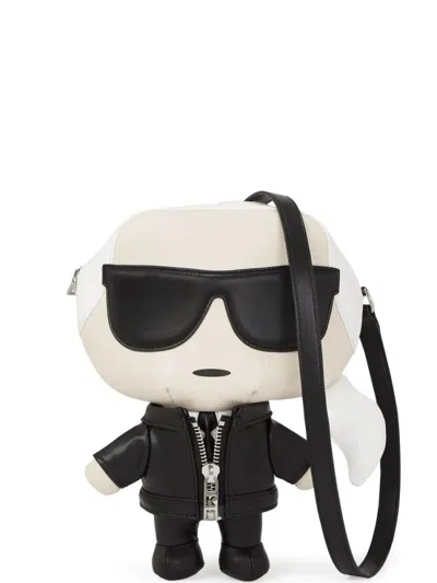 Karl Lagerfeld Blackwhite Ikon Crossbody Bag