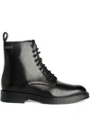 Karl Lagerfeld Blake Lace-up Boots In Black