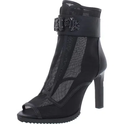 Karl Lagerfeld Blayze Womens Peep-toe Ankle Pumps