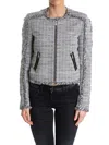 Karl Lagerfeld Cotton Jacket In Negro