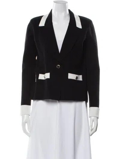 Pre-owned Karl Lagerfeld Blazer In Black
