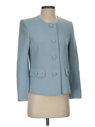 Pre-owned Karl Lagerfeld Blazer Jacket In Blue