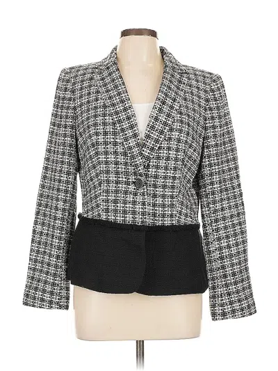 Pre-owned Karl Lagerfeld Blazer Jacket In Gray